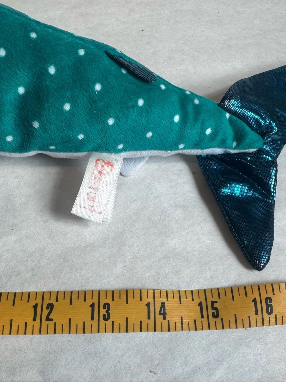 Ty Sparkle Destiny Whale 17” Plush  Finding Dory Stuffed Animal PLEASE READ